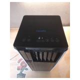 Portable Air Conditioner for Room up to 350 sq.ft, 8,000 BTU A/C Unit with Dehumidifier and Cooling Fan with 2 Speeds, 24-Hour Timer - Retail: $266