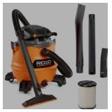 16 Gal. 6.5 Peak HP NXT Shop Vacuum Wet Dry Vac with Detachable Blower, Filter, Locking Hose and Accessories HD1600 - Retail: $129