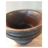 Vigoro Tuscany 15 in. Rust Resin Indoor/Outdoor Decorative Pots Planter (2-Pack)