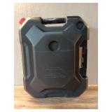 Performance Tool W4078 24-Quart Oil Drain Container, Deep Drain Well, Integrated Handle, Sealing Rubber Gaskets, Black - Retail: $54