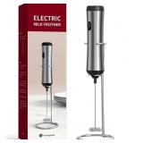 USB Electric Milk Frother, Cream Beater Whisk Drink Whisk Beater, for Matcha Cappuccino, with bracket