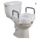 Bath SafetyRaised Toilet Seat Product Description: Elev.Toilet Seat w/ RemArms,RTL,1 EA