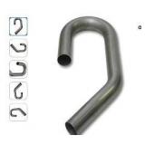 Vibrant Performance 2609 VIB2609 2.5IN O.D. T304 STAINLESS STEEL U-J MANDREL BENT TUBING - Retail: $113