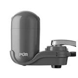 PUR PLUS Faucet Mount Water Filtration System, Gray  Vertical Faucet Mount for Crisp, Refreshing Water, FM2500V (B07MLSVLZH) - Retail: $58