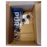 PUR PLUS Faucet Mount Water Filtration System, Gray  Vertical Faucet Mount for Crisp, Refreshing Water, FM2500V (B07MLSVLZH) - Retail: $58