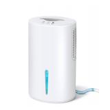 Gocheer Dehumidifiers for Home for Room,800 sq ft Dehumidifier with Drain Hose for Basement,68 OZ Small Dehumidifier for Bedroom Bathroom RV Closet with Auto Shut Off,7 Colors LED Light,Sleep Model