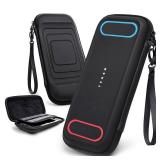Mumba Carrying Case for Nintendo Switch 2 2025, [Slim Version] Travel Case with 12 Game Cartridge slot Portable Bag Protective Carry handbag Pouch Shell Accessories [Portable & Lightweight] (Black)