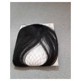 Clip In Bangs 100% Human Hair Wispy Bangs Hair Clip Nature Black with Temples Real Human Hair Fake Bangs Extensions For Natural Hair