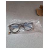 EASY READ Retro Round Blue Light Blocking Reading Glasses for Women,Anti UV Readers for Women with Spring Hinge(Dark Tortoise,+1.00)
