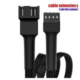 skineat 12\" pwm Fan Extension Cableï¼4 pin Fan Extension Cableï¼Cable Extension pcï¼PC Fan Extension Cable, PWM Fan Extension Cable, PWM Extension Cable (12\"ï¼30cmï¼ 5pcs)