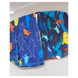 Geyoga Kids Swim Caps 3 Pieces Bathing Swimming Hats Unisex Polyester Bathing Pool Cap Summer Swim Caps for Boys Girls Long Short Hair(Shark, Dolphin)