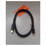 CableCreation USB B to USB C Printer Cable 6.6FT, Type B to Type C Printer Cord for MacBook Pro, Air, MIDI Cable for Yamaha Casio Digital Piano, MIDI Keyboard, DJ Controller, DAC to iPad - 2M, Black