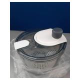 CRACKED ON TOP Cambom Salad Spinner Lettuce Spinner, Wash, Spin & Dry Salad Greens, Vegetable Washer Salad Dryer With Rotary Handle for Fruits & Vegetables, High Efficiency Vegetable Spinner Kitchen G
