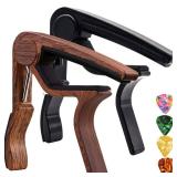 Guitar Capo 2 Pack Capo Guitar Clamp for Acoustic Electric Bass Guitar Ukulele