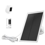 Solar Panel Charger for Ring Camera, Compatible with Ri ng Stick Up Cam Battery, Ring Spotlight Cam Battery, Not for Spotlight Plus/Pro, Waterproof, 6W Fast Charging
