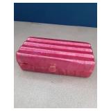 HINGES BROKEN, STILL OPENS SEE PHOTOS NUSTTAL Women Acrylic Clutch Purse Marbled Evening Shoulder Bag for Wedding Cocktail Party Prom (Hot Pink)