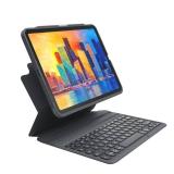 ZAGG Pro Keys Detachable Case and Wireless Keyboard for Apple iPad 11\" (A16)/ 10.9 10th GEN, Multi-Device Bluetooth Pairing, Backlit Keyboard, Apple Pencil Holder, 6.6ft Drop Protection, Lightweight