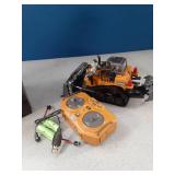 Appears Pre Owned ID Gerilla RC BulldozerToys for Boys, Realistic Construction Remote Control BulldozerToys with Metal bulldozing Shovel Lights/Sounds, 2.4GH Remote Control Tractor for Boys 3 4 5 6 7 