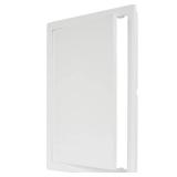 12\" x 16\" White Plastic Access Panel. Service Shaft Door Panel. Plumbing, Electricity, Heating, Alarm Wall Access Panel for Drywall. Bathroom Services Access Hole Cover. (12\" x 16\")
