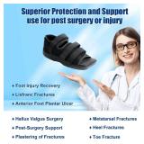 Estinko Post Op Shoe, Post Op Recovery Shoe, Adjustable Medical Walking Shoe for Post Surgery or Operation Foot Support, Broken Foot or Toe, Fracture or Ulcer, S, Male Size 6.5-8, Female Size 8-9.5
