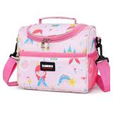 SAMERIO Small Lunch Bag Cute Cooler Lunch Box for Children Student Girls Boys Insulated Picnic Bags for School Camping