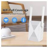 2025 Fastest WiFi Extender Signal Booster - Coverage Up to 9999 sq. ft, Easy Setup, Long Range WiFi Extender, Ethernet Port & Access Point, and Stable Internet Performance with 60+ Devices