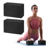Gaiam Yoga Block - Supportive Latex-Free Eva Foam - Soft Non-Slip Surface with Beveled Edges for Yoga, Pilates, Meditation - Yoga Accessories for Stability, Balance, Deepen Stretches