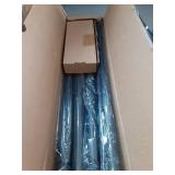 VOIIY Curtain Rods for Windows 48 to 84 Inch(4-7 Feet),Black 1