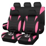 PHOTO FOR REFERENCE, MOSTLY PINK CAR PASS Waterproof Car Seat Covers Full Sets, Universal Fit Seat Covers for Cars, EVA Neoprene Seat Cover Set Full Sets, Interior Covers for Auto SUV,Vans,sedans, Tru