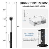 2025 Upgraded RV Slide Out Supports Stabilizer Jacks, [Allow Drill Adjust] 16.7\" to 36\" Adjustable Camper Support Jacks, Travel Stabilizer Jacks Stand, Supports Up to 5,000 lbs, Aluminum Gear Box