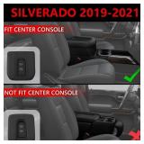Xipoo Wireless Charger Compatible with 2019-2021 Chevy Silverado GMC Sierra Wireless Charging Tray Phone Charging Pad Full Console Upgraded Replacement for 2019-2021 Chevy Silverado Accessories