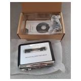 Cassette Player - Compact Tape Player Portable Recorder with Earphone-Convert Audio Music Cassette to MP3 Digital, Compatible with Laptop/PC/MAC- for Entertainment, Travel, Light Sports(Silver)