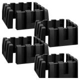 Datanly 4 Sets Car Trunk Organizer Blocks for Back of SUV Multipurpose Car Storage Organizer Blocks Trunk Divider Available to Wool Carpet for Truck SUV Van Cargo