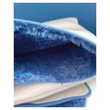 Ophanie Blue Rug, Boys 4x6 Rugs for Bedroom Royal Dark Blue Carpet Nursery Aesthetic, Kids Playroom Navy Area Rugs for Girls Teen Home Decor, Fluffy Shag Bedside Floor Living Room Carpet