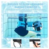 Swim Floating Belt,Water Aerobics Swimming Belt with Fixing Straps,Jogger Floatation Aid Buoyancy Belt for Swimming Pool Fitness and Fitness Workout Therapy (Black, Regular Sizeï¼48 inï¼)