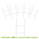 CPTC FLRAE 5 Pack Yard Sign Stakes Metal,17.5