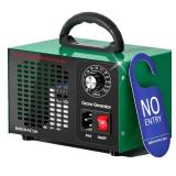 Ozone Generator 45,000mg/h, Industrial/Home O3 Air Purifier Deodorizer for Areas of 2500 Square Feet - High Capacity Ozone Machine Air Ionizer Odor Clean for Rooms, Smoke, Cars, Pets (Green)