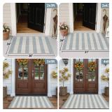 OJIA Outdoor Porch Rug Front Door Mat 24