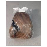 Claw Clip Ponytail Extension - 10 Inch Short Ponytail Extension, Straight Pony Tails Hair Extensions, Synthetic Hair Extensions Ponytail, Clip On Ponytails for Women (Light Brown with Golden Ends)