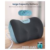 COMFIER Cordless Neck and Back Massager with Heat, Rechargable Massage Pillow for for Neck,Back & Shoulder,Deep Tissue Kneading Back Massager for Home Office,Gifts for Dad,Mom