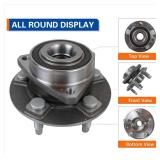 PAROD 513282 Set of 2 Front/Rear Wheel Bearing & Hub Assembly Compatible with 2008-2019 Cadillac CTS, 2010-2015 Chevy Camaro, 2018-2019 Chevy Impala 5Lugs w/Encoder ABS