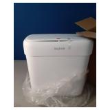 funest Bathroom Small Trash Can with Lid,10L / 2.7 Gallon Slim Garbage Bin Wastebasket with Press Top Lid for Bedroom,Rv,Office,Kitchen,Craft Room