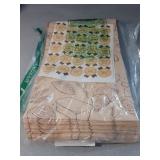 Feifeiya Only 50 Piece Set Kraft Paper Bread Bags for Homemade Sourdough Bread Bags with Clear Window 14