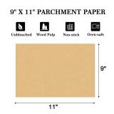 GOAUS Parchment Paper Sheets 9x11 Inch, Air Fryer Toaster Oven Liners Rectangular 170 pcs, Disposable Paper Liners Fit Cuisinart, Emeril Lagasse, Ninja Foodi, Breville, Instant Pot