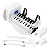WR30X10012 WR30X10093 Ice Maker Kit Replacement for G.E Hot.Point Ken.More Refrigerators GSS20IEMDWW GSS25JFMDWW, Replace WR30X10061 by TOMOON
