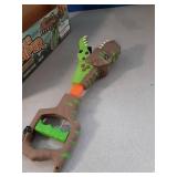 DINOBROS Dinosaur Chomper Toys for Kids with 3 Roar Sounds and Light Jurassic Dinosaurs Grabber Claw T-Rex Reacher Robot Hand Pincher Dino Snapper