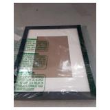 upsimples 8x10 Picture Frame, Display Pictures 5x7 with Mat or 8x10 Without Mat, Wall Hanging Photo Frame, Black, 1 Pack