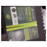 ProSource Fit Exercise Puzzle Mat 12 inch - Black - Retail: $19