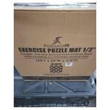 ProSource Fit Exercise Puzzle Mat 12 inch - Black - Retail: $19