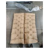 Outdoor Tan Patio Couch Cushion/Swing Cushion